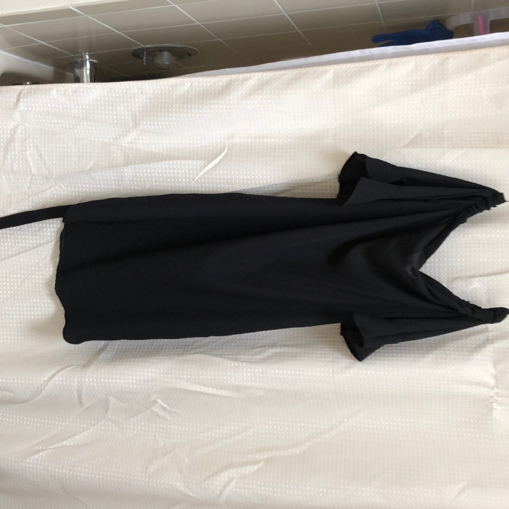 New off the shoulder bell sleeved black dress